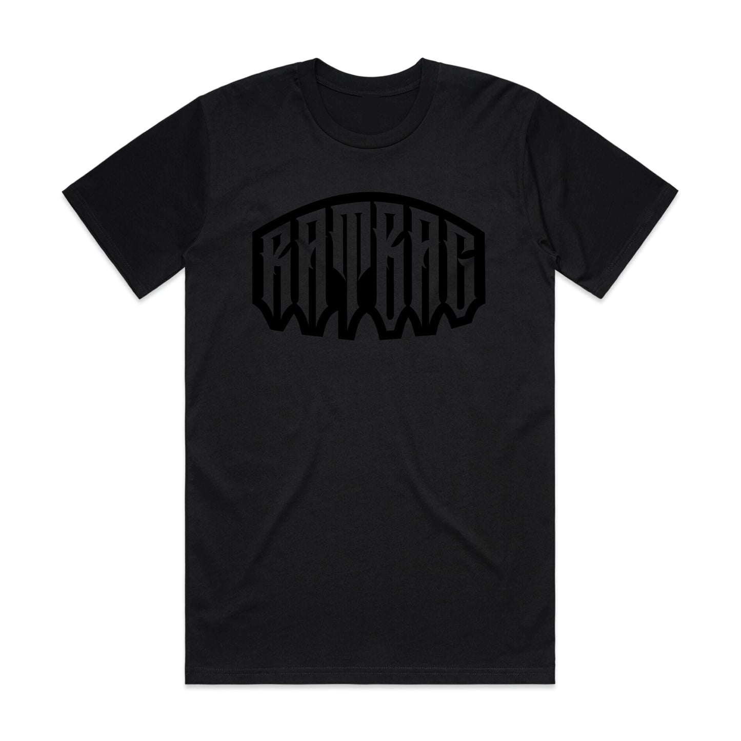 Domed Black Tee